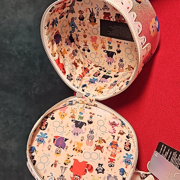 DISNEY 100th Anniversary cake Loungefly 2 openings young characters iridescent - Picture 10 of 10